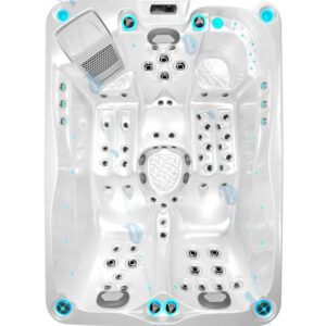Гидромассажный СПА бассейн Joyee SPA Wellington 216х156х83 см