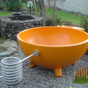 Термокупель из стеклопластика DutchTub D160 см с печкой